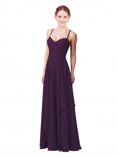 Roman Style Luxe Chiffon Bridesmaid Dress