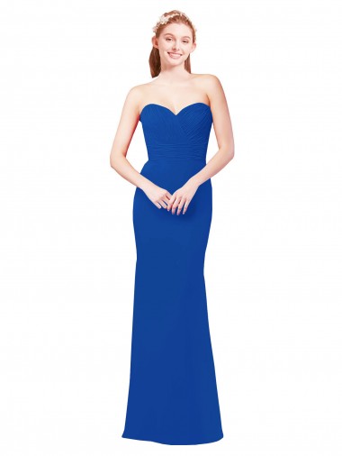 Elegant Chiffon Bridesmaid Dress with Matching Tie