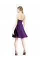 Draped Chiffon Long Sweetheart Bridesmaid Dress