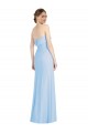 Strapless Trumpet Chiffon Bridesmaid Dress with Thigh high Slit