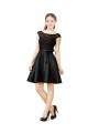 Lace and Satin Bridesmaid Dress with V-Back