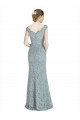 Off the Shoulder Mermaid Lace Bridesmaid Dress with Cap Sleeves