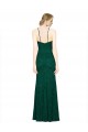 High Illusion Halter Neck Long Lace Bridesmaid Dress