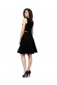 Two Piece Short Lace Bridesmaid Dress with Jewel Neckline