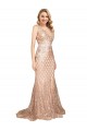 Sleek Long Mermaid Sparkling Sequin Bridesmaid Dress