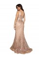 Sleek Long Mermaid Sparkling Sequin Bridesmaid Dress