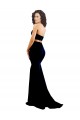 Two Piece High Neck Crepe Bridesmaid Dress