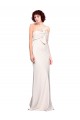 Strapless Crepe Fitted Bridesmaid Dress with Twist Bow
