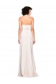 Strapless Crepe Fitted Bridesmaid Dress with Twist Bow