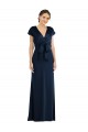 Soft Bow Blouson Bodice Trumpet Bridesmaid Dress