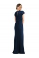 Soft Bow Blouson Bodice Trumpet Bridesmaid Dress