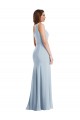 Bold One Shoulder Trumpet Maxi Bridesmaid Dress